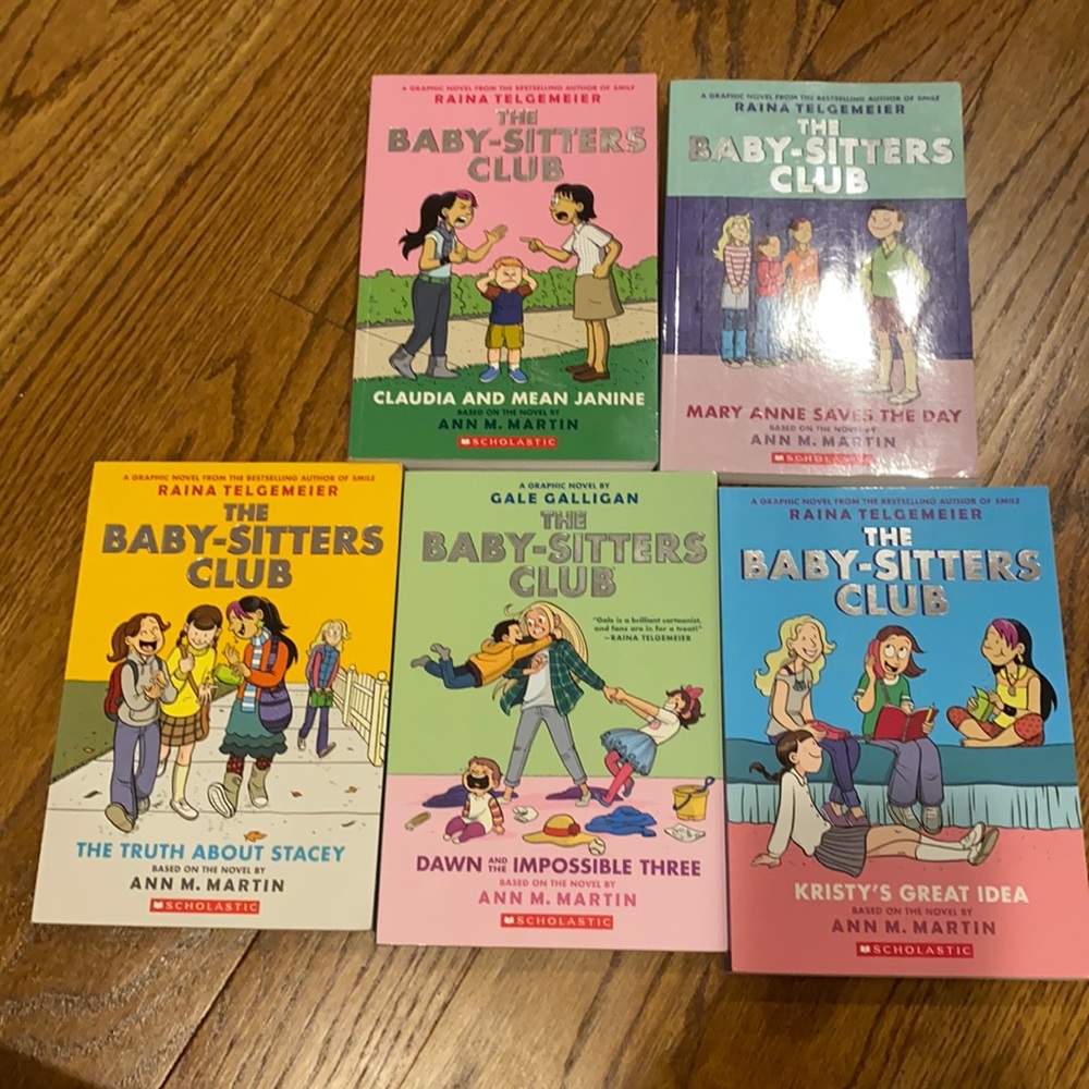 the baby-sitters club by ann m. martin (vol 1-5)